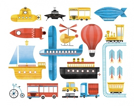 Design;Defined | www.designdefined.co.uk #maidagan #illustration #corte #vehicles