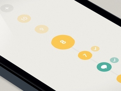 Flat UI / timeline. #timeline