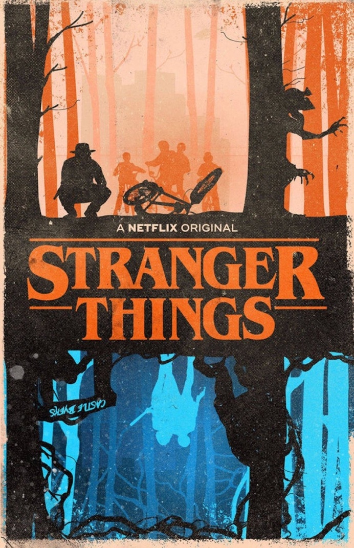 Superb Fan Art Posters of Stranger Things