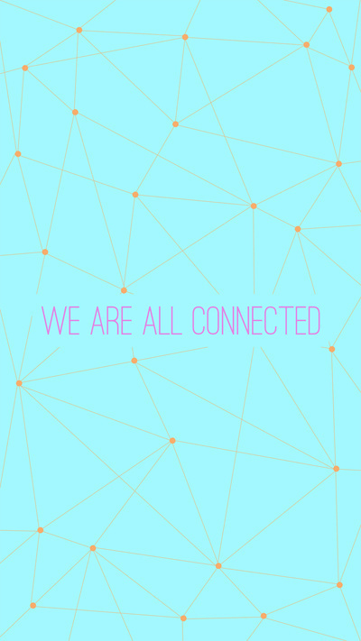 LAB Art - We Are All Connected #design #quotes #photoshop #poster #art #type #layout #typography