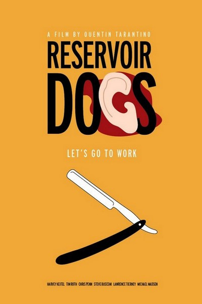 All sizes | reservoir dogs | Flickr - Photo Sharing! #blood #movie #tarantino #poster #razor