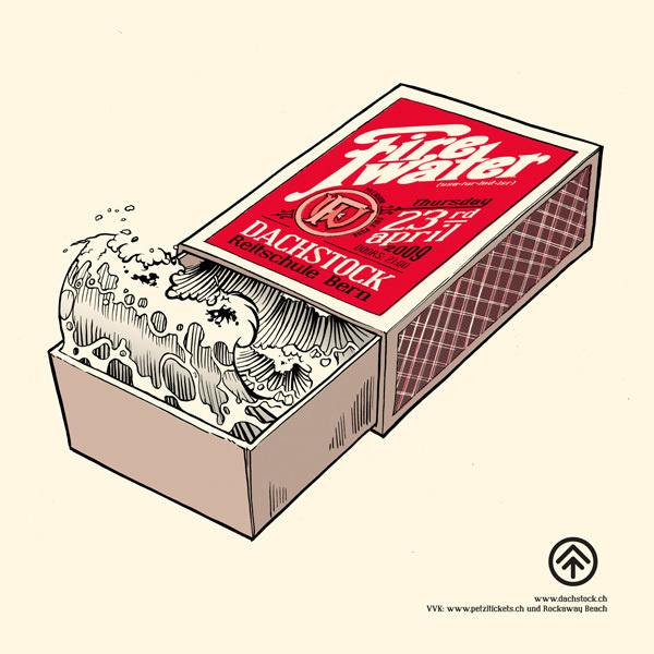 Firewater - Dachstock, Bern on Behance