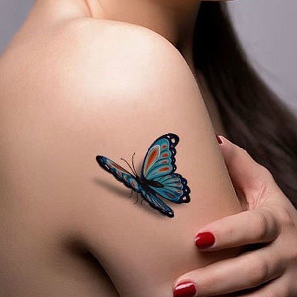 65 3D butterfly tattoos