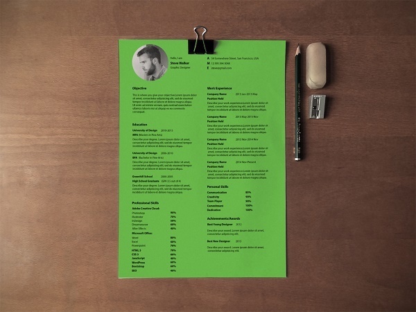Simple Elegant Resume Template