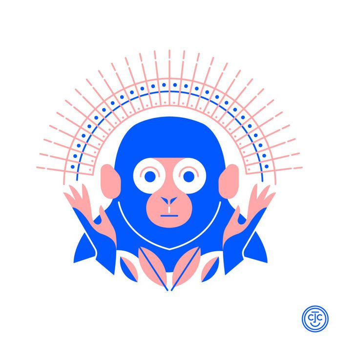 monkey - SUNday SUN No. 151 by Tad Carpenter