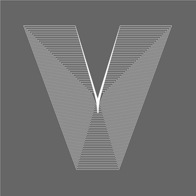 Letter V | Flickr - Photo Sharing! #design #graphic #identity #poster #logo