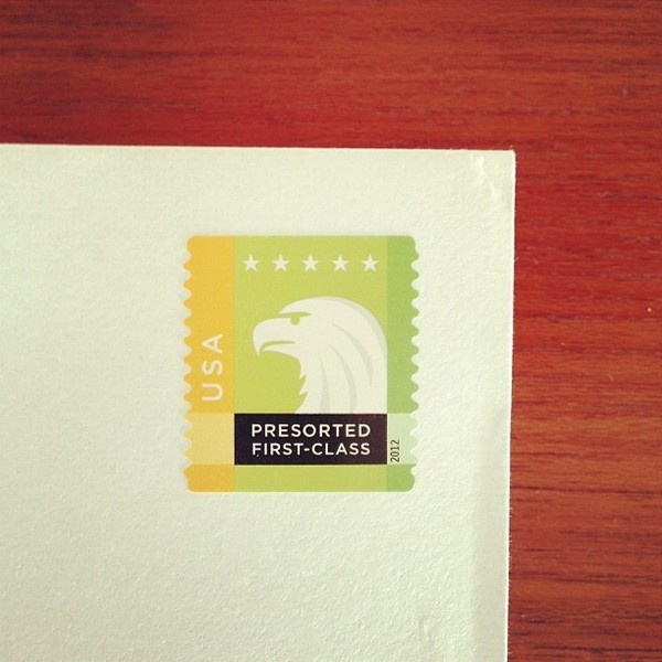 Photo by brent couchman #stamp #first #usps #postage #head #eagle #class