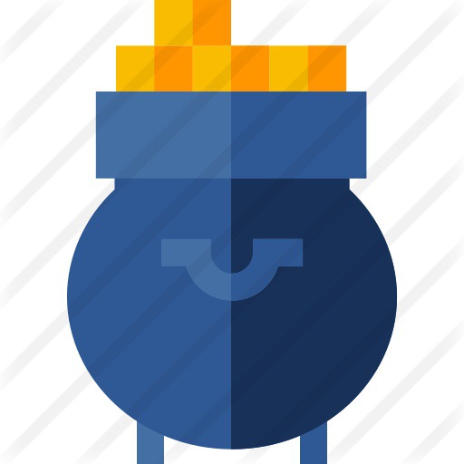 See more icon inspiration related to gold pot, cultures, business and finance, Saint Patrick, wealth, gold, pot, business, money and coins on Flaticon.