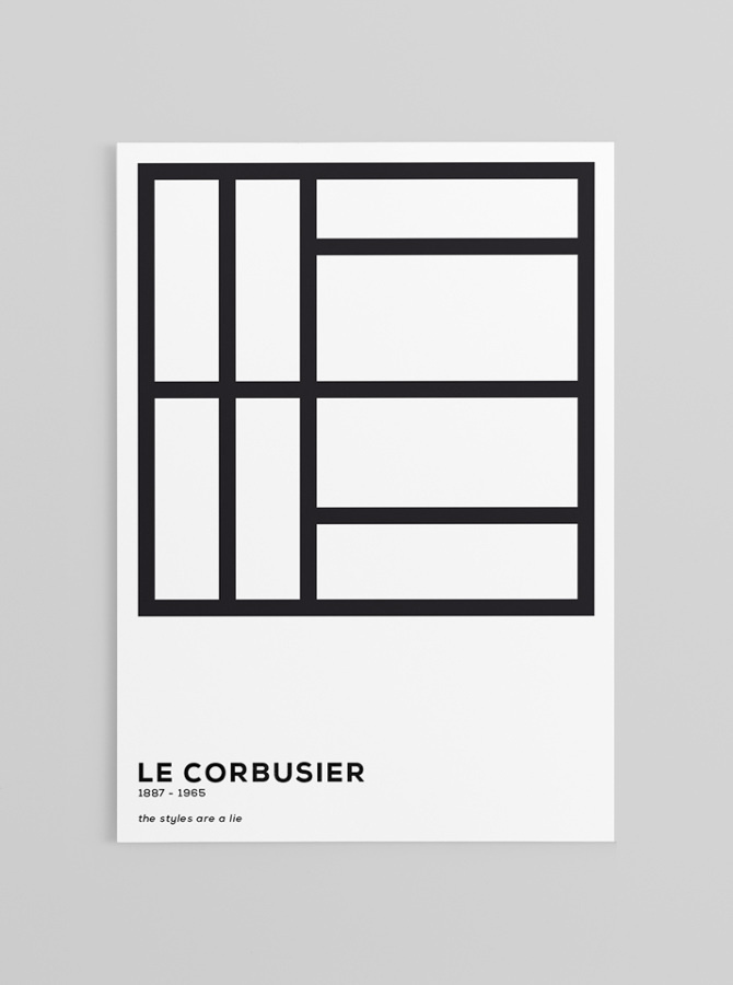 The styles are a lie - Luís de Sousa Teixeira #architecture #poster