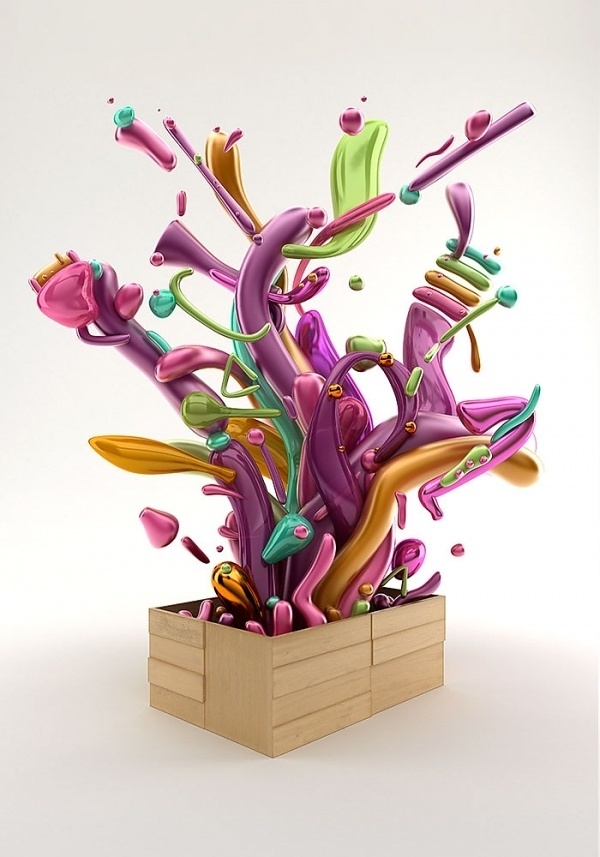 Bropix - Online Portfolio of Dirk Schuster - Art Direction, Illustration and Graphic Design #abstract #illustration #instruments #ballon