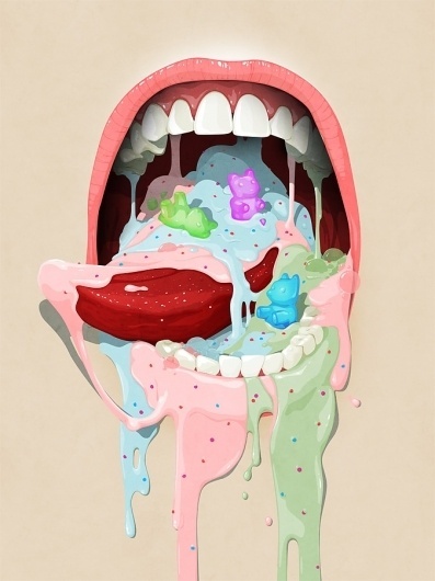 tumblr_m3a42zPcyD1qb7iw5o1_1280.jpg (675×900) #illustration #lips #mouth #art