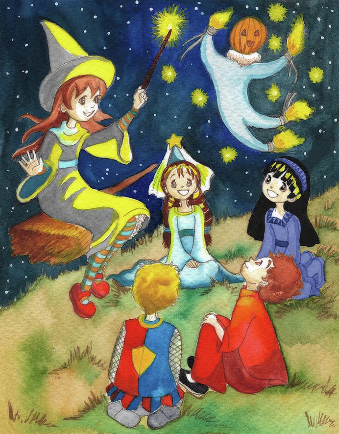 beginner easy halloween paintings & paint by numbers #painting