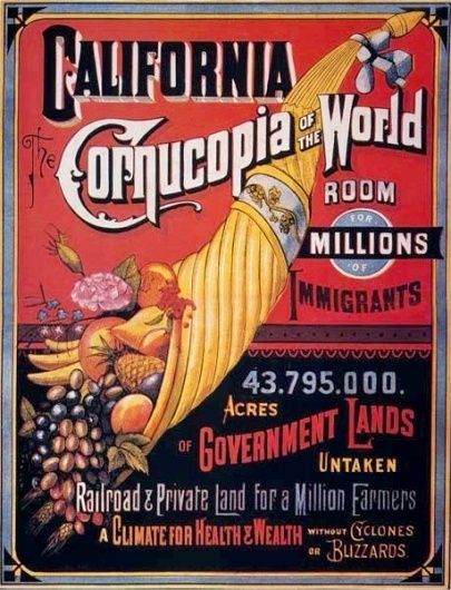 Ca-cornucopia_of_the_world.jpg (459×600) #type #vintage #california #typography