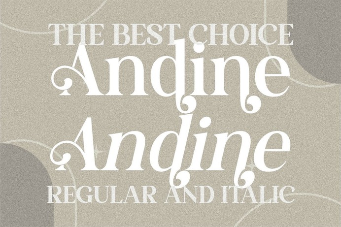 Andine Font - Free Luxury Serif Typeface