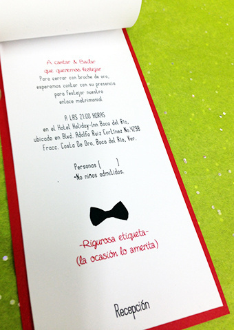 Wedding Invitation /Invitación de Boda #groom #invitation #impreso #print #novia #bride #novio #wedding