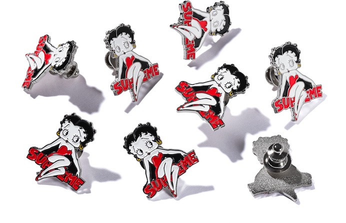 Supreme®/Betty Boop© Pin 1" enamel pin