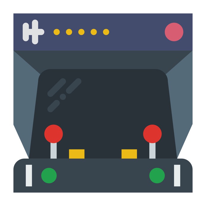 See more icon inspiration related to gamer, arcade, game console, gaming, leisure, device, electronic, technology and multimedia on Flaticon.