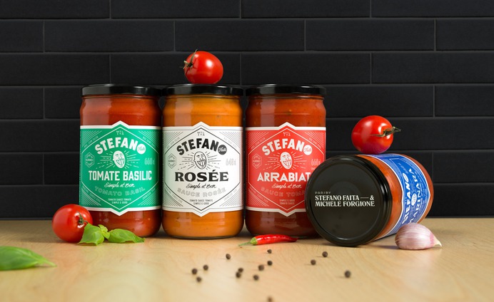 Stefano Branding & Packaging - Mindsparkle Mag Brand identity and packaging for Stefano Faita and Michele Forgione's first line of ready-to-serve grocery products. #logo #packaging #identity #branding #design #color #photography #graphic #design #gallery #blog #project #mindsparkle #mag #beautiful #portfolio #designer