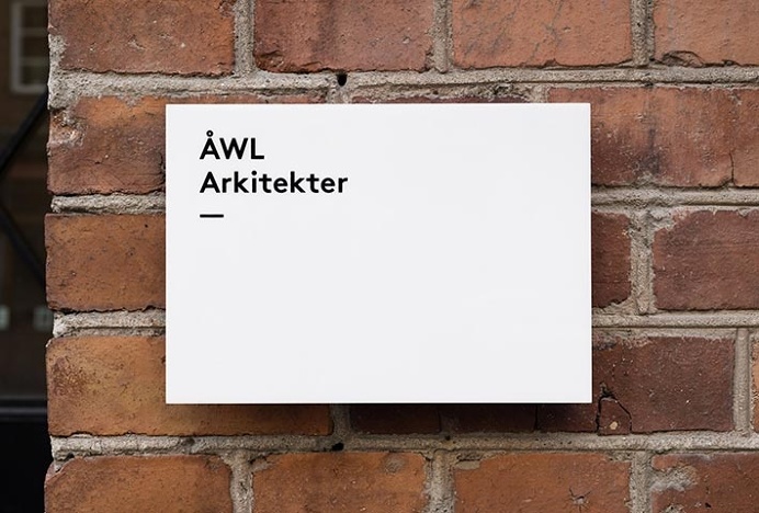 Ã…WL Arkitekter by Henrik Nygren #sign #logotype #typography