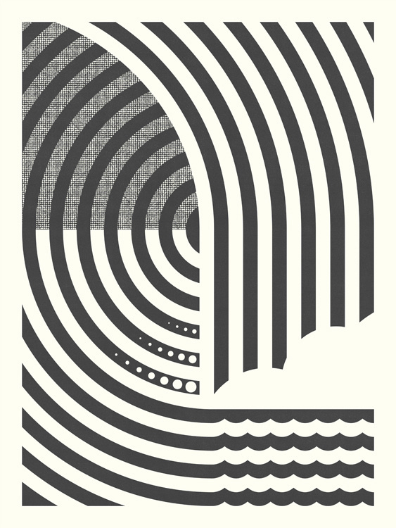 Smile and Wave 18″ x 24″ screen print