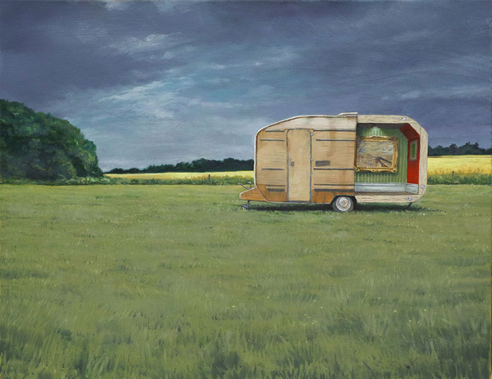 Abandoned Dollhouses Paintings by Andrew McIntosh