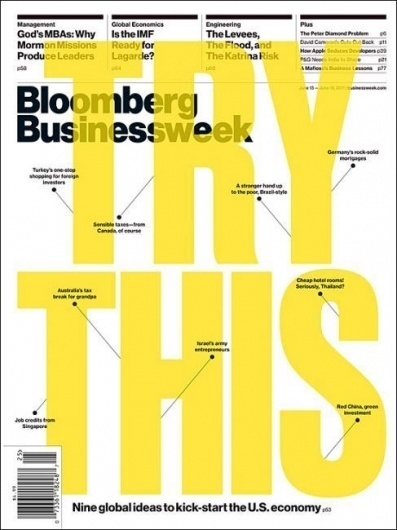 Kickstart the US economy - Coverjunkie.com #design #graphic #magazine #typography