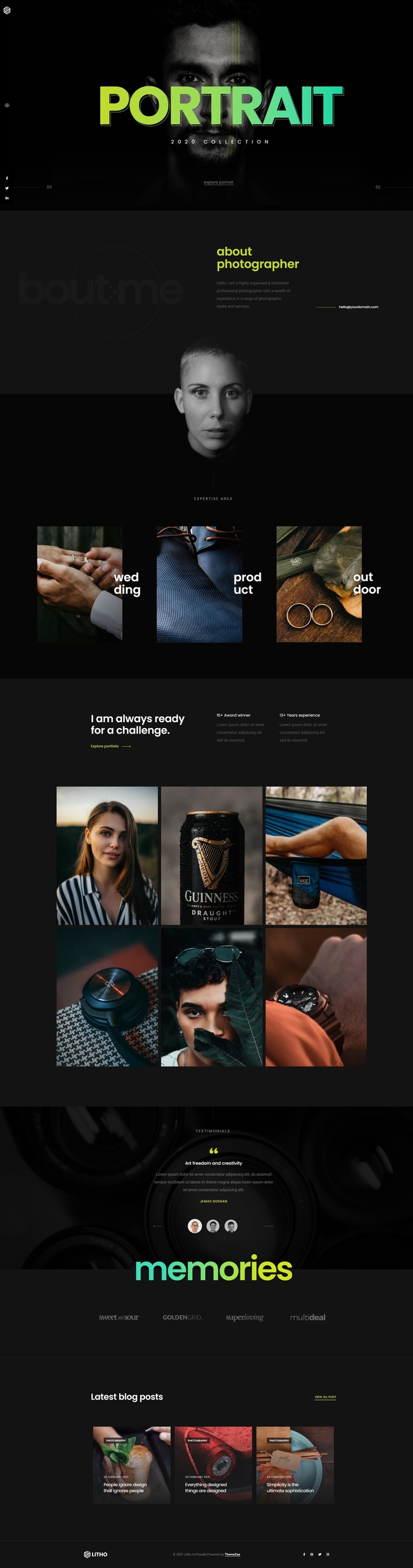 Do you want to achieve maximum impact online with your #photography skills? Give your photographs justice by picking a specific Photography demo. You can do that with a photography demo of the #Litho #WordPress #theme. Make your photos more striking and captivating with the photography demo today!