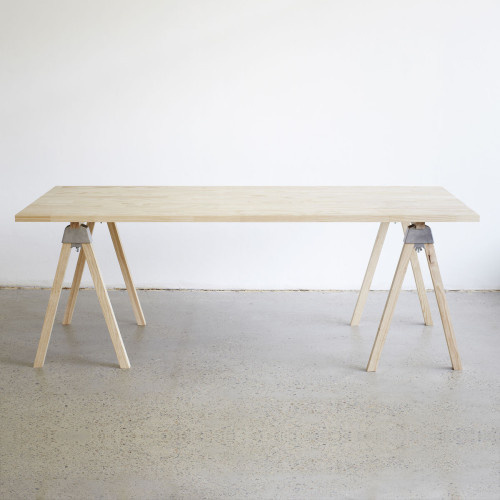 A-Joint Trestle Table by Henry Wilson #minimalist #design #table #minimal
