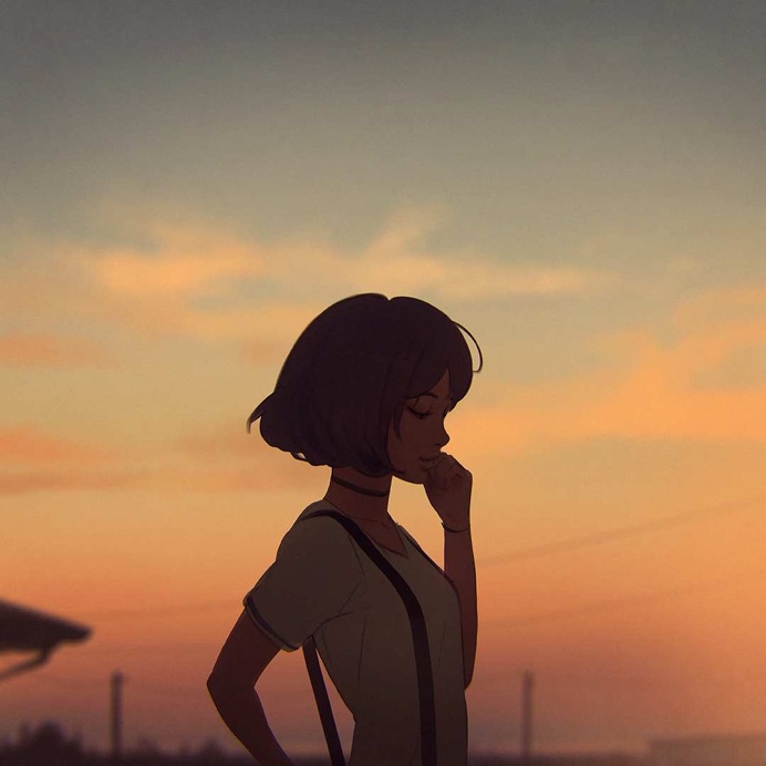 Gorgeous Character Illustrations by Ilya Kuvshinov