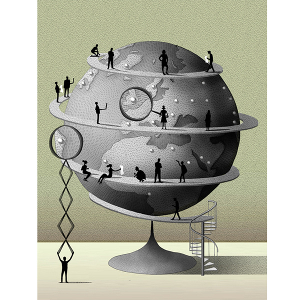 Heart Artist's Agents Artists Adam Simpson Galleries Adam Simpson 3 #stack #globe #3d #straight #on