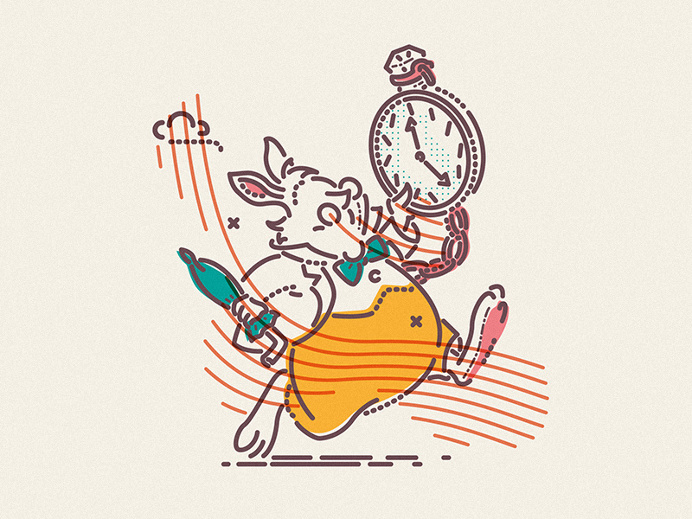 Clocking in, clocking off.