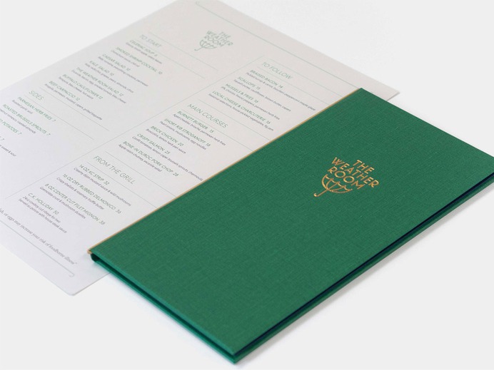 Cyrus Hotel Corporate Design - Mindsparkle Mag Heco Partners designed the Corporate Design for Cyrus Hotel. The Cyrus Hotel and its flagship restaurant The Weather Room are the most ambitious developments to hit downtown Topeka in generations. #logo #packaging #identity #branding #design #color #photography #graphic #design #gallery #blog #project #mindsparkle #mag #beautiful #portfolio #designer