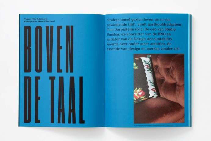 Studio Dumbar #print #editorial #spread #layout