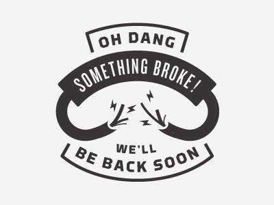 Dribbble - Broken by Jay Schaul #ludic #retro #404
