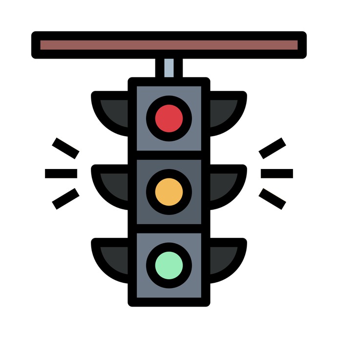 See more icon inspiration related to stop signal, traffic light, road sign, traffic lights, transportation, signaling, light and stop on Flaticon.