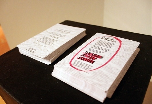 Portfolio of Austin Dunbar #invite #card #of #graphic #culture #info #obituary #pulp #death