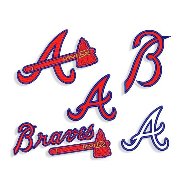 Atlanta Braves embroidery design