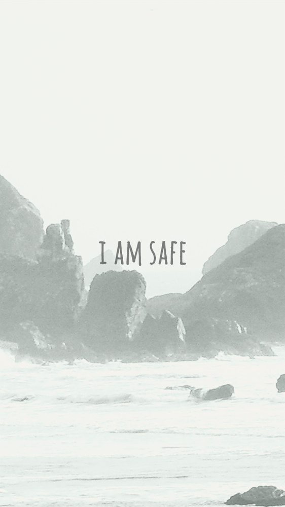 I AM SAFE poster #inspiration #fonts #photography