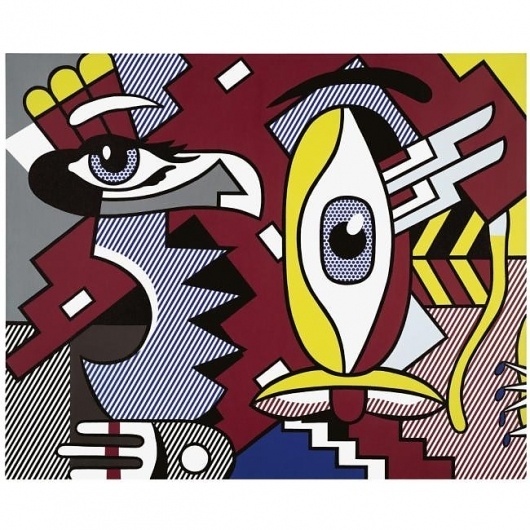 09-01-27-roy-lichtenstein-two-figures-indian-sothebys.jpg 650×650 pixels #print #colours #art #pop
