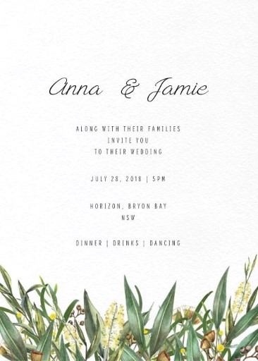 A Bouquet - Wedding Invitations #paperlust #weddinginvitation #weddinginspiration #cards #paper #design #digitalcard