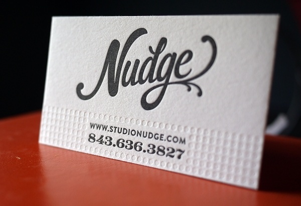 Hoban Letterpress: When I received this design from Cy Coffman of... #hoban #letterpress #cards #business
