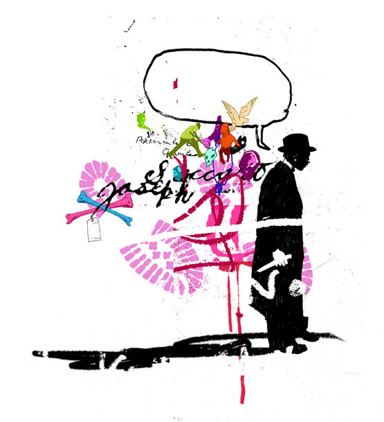 clues #mixed #illustration #drawing #media