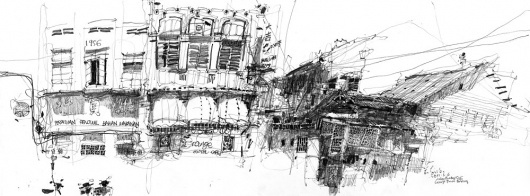 Más tamaños | 20110306 Orange Motel Cafe, Rope Walk | Flickr: ¡Intercambio de fotos! #drawing #sketch