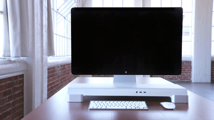 UNITI Stand: For iMacs & Apple Displays. Organize your Workspace #tech #flow #gadget #gift #ideas #cool