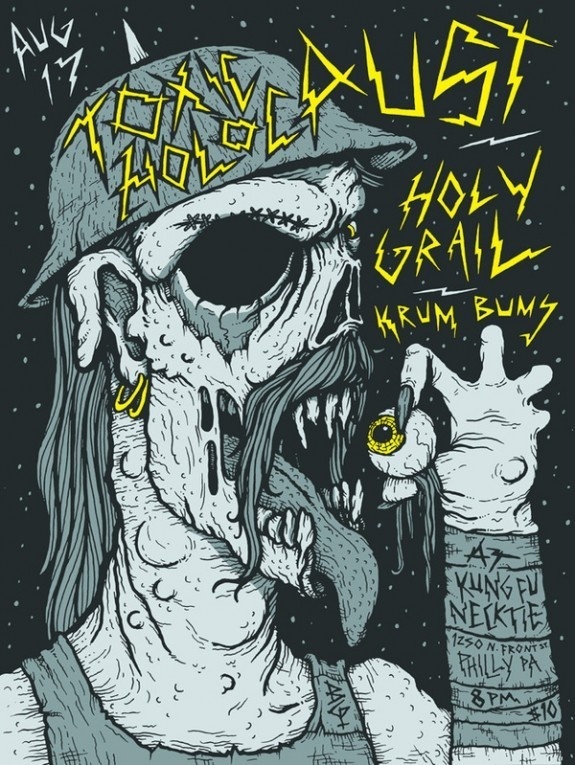 FYI Monday Brunofsky Toxic Holocaust Gig Poster #gig #poster