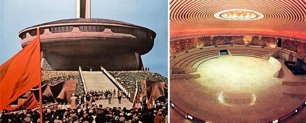 Dark Roasted Blend: Abandoned Communist Party Headquarters in Bulgaria #architecture