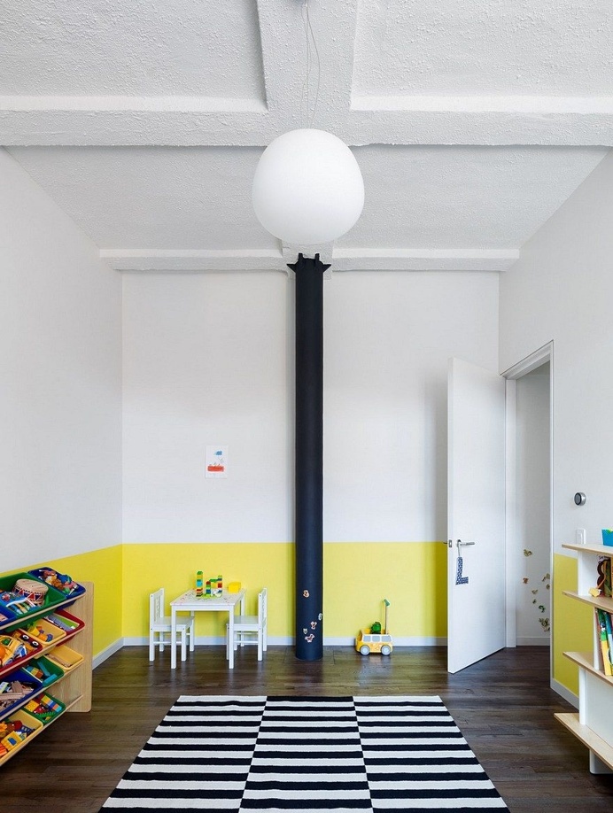 Studio Modh Combines Two Apartments into One Spacious Warehouse Loft in Brooklyn 6