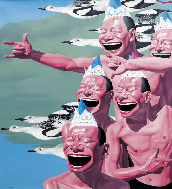 Yue Minjun | PICDIT #art #painting