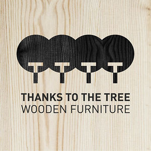 thankstothetree.be #graphic design #logo #wood #nature #tree #shout