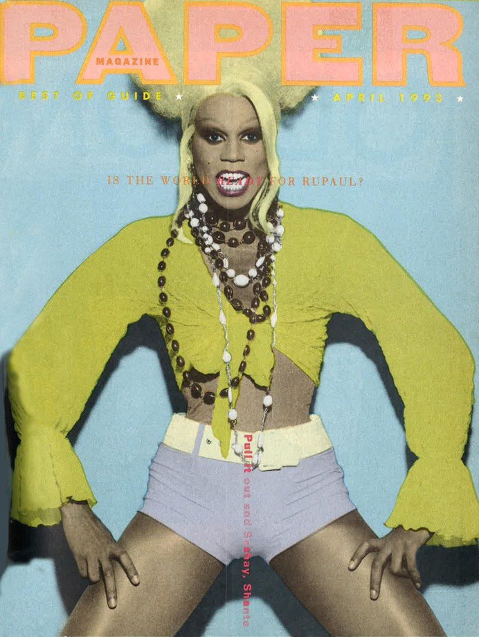 From The Archive: RuPaul's First 'Paper' Cover - PAPER
